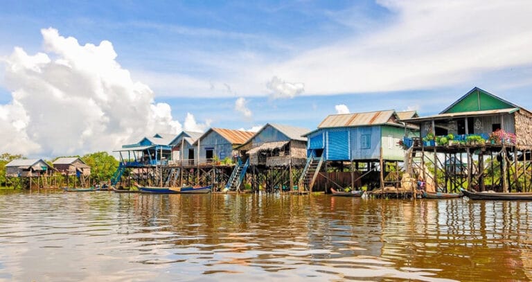 Stilt house at Kampong Phluk