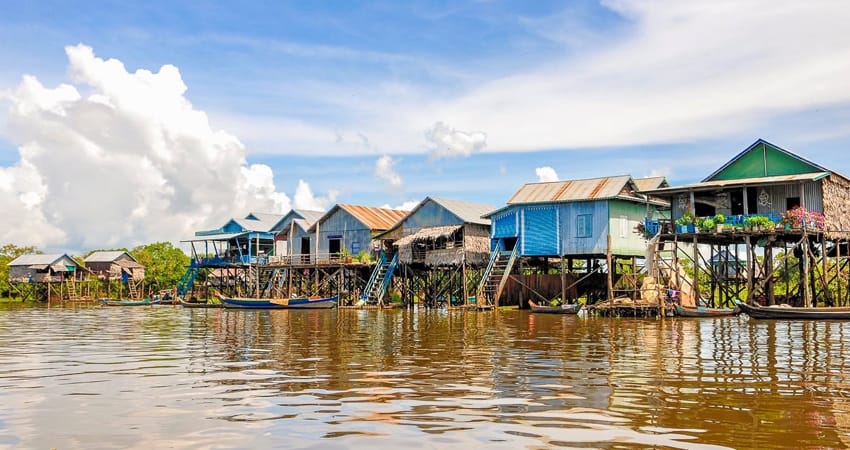 Stilt house at Kampong Phluk